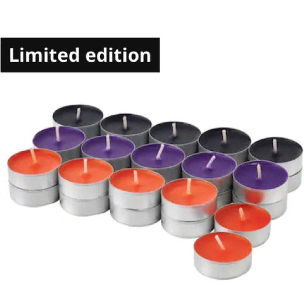 (Retired) HÖSTAGILLE Scented tealight, vanilla/mixed colors,❗️Final Price❗️